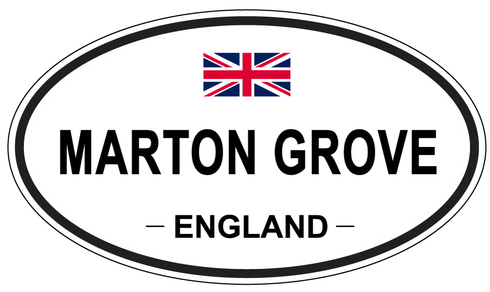 MARTON GROVE, England - Oval Magnet