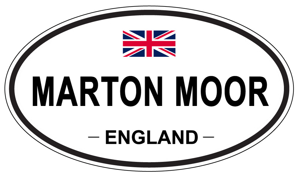 MARTON MOOR, England - Oval Magnet