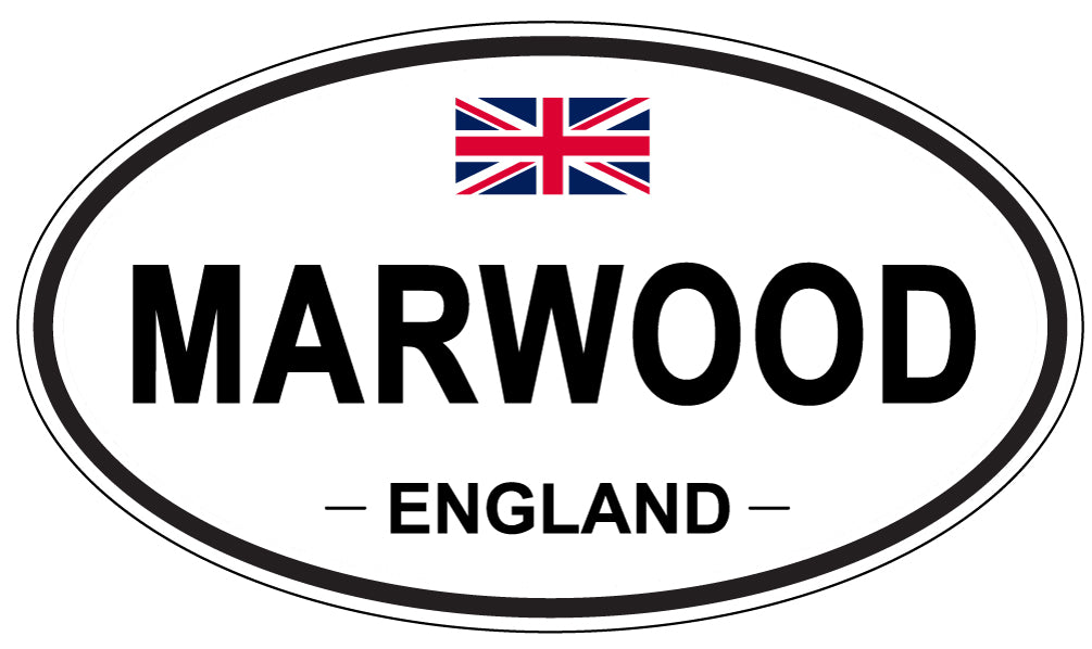 MARWOOD, England - Oval Magnet