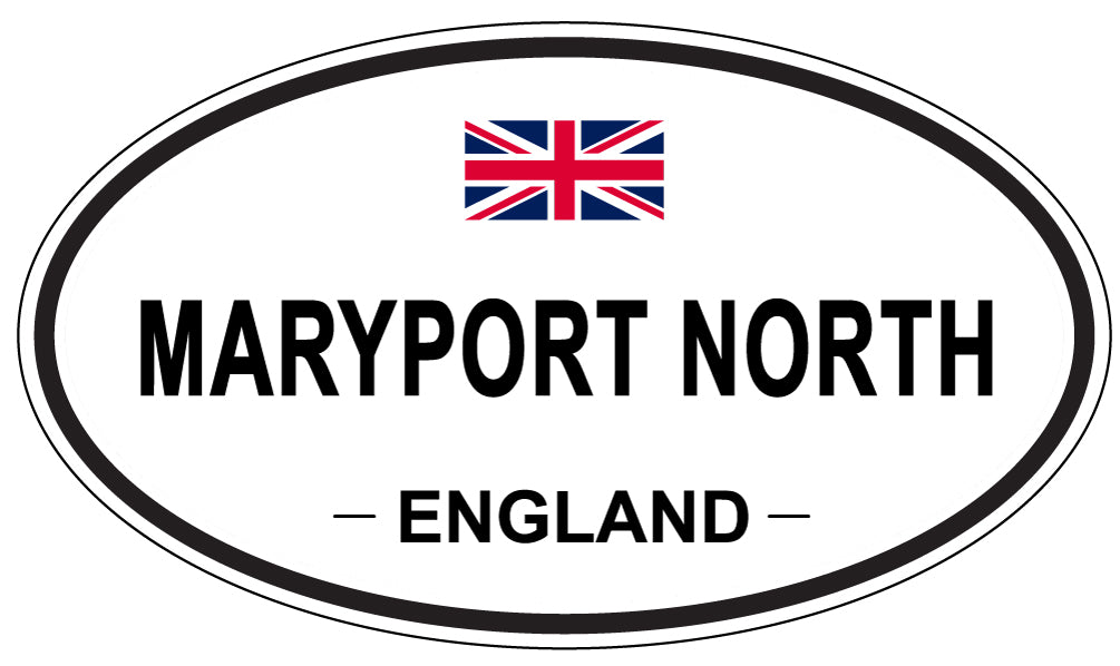 MARYPORT NORTH, England - Oval Magnet