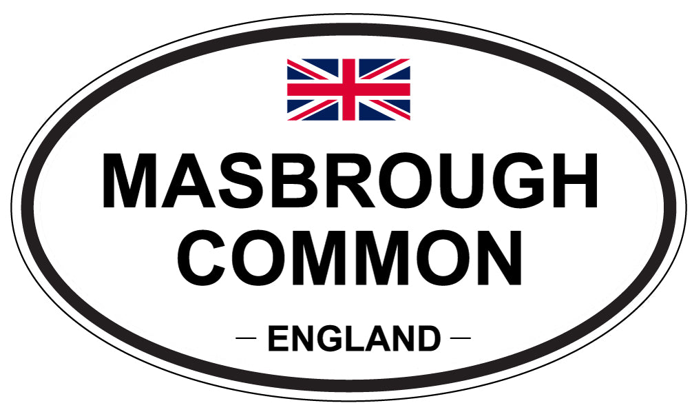 MASBROUGH COMMON, ENGLAND - Oval Sticker