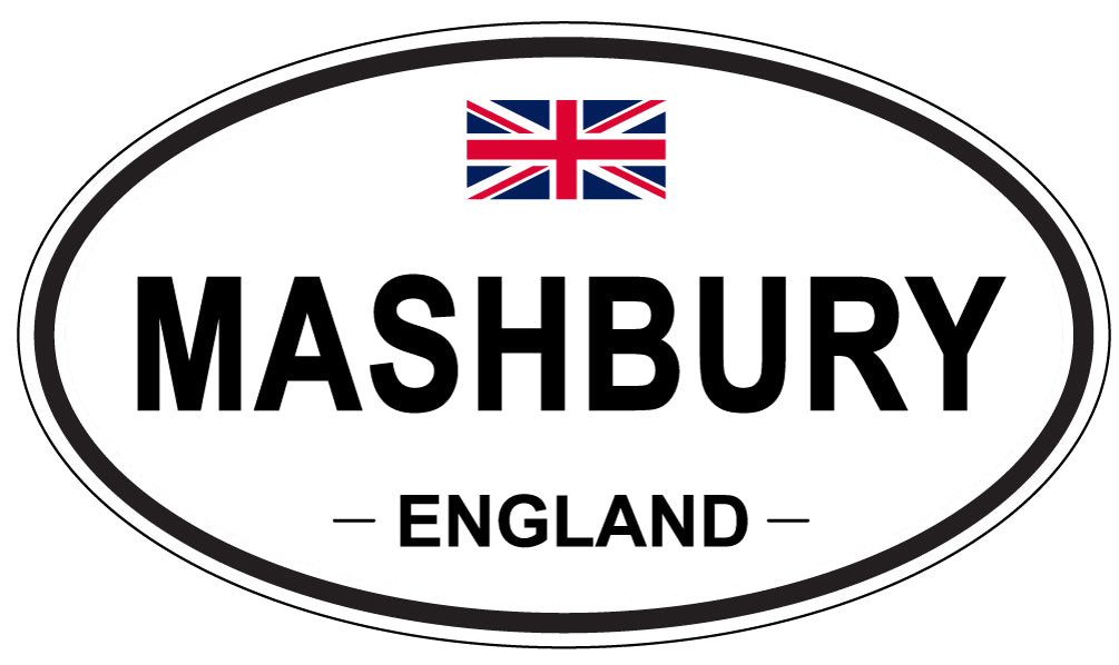 MASHBURY, England - Oval Magnet