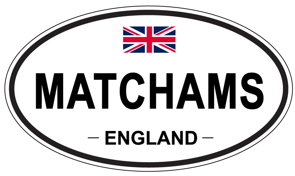 MATCHAMS, England - Oval Magnet