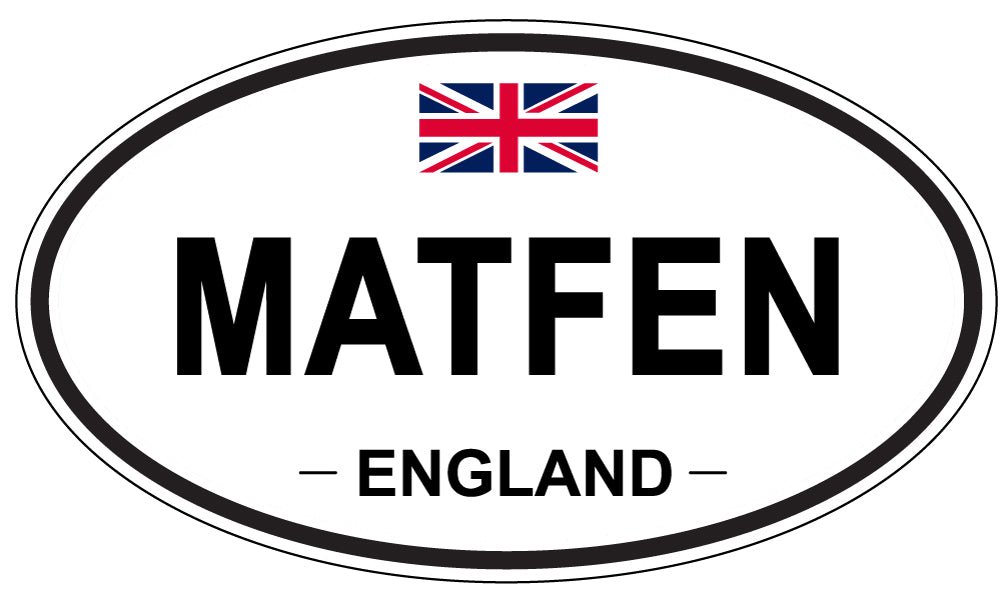 MATFEN, England - Oval Magnet
