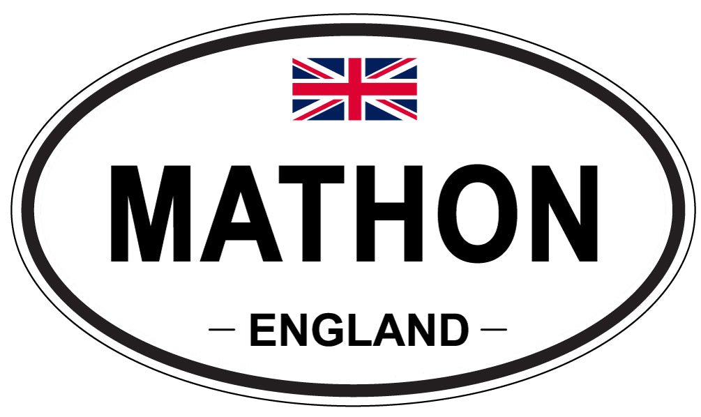 MATHON, England - Oval Magnet