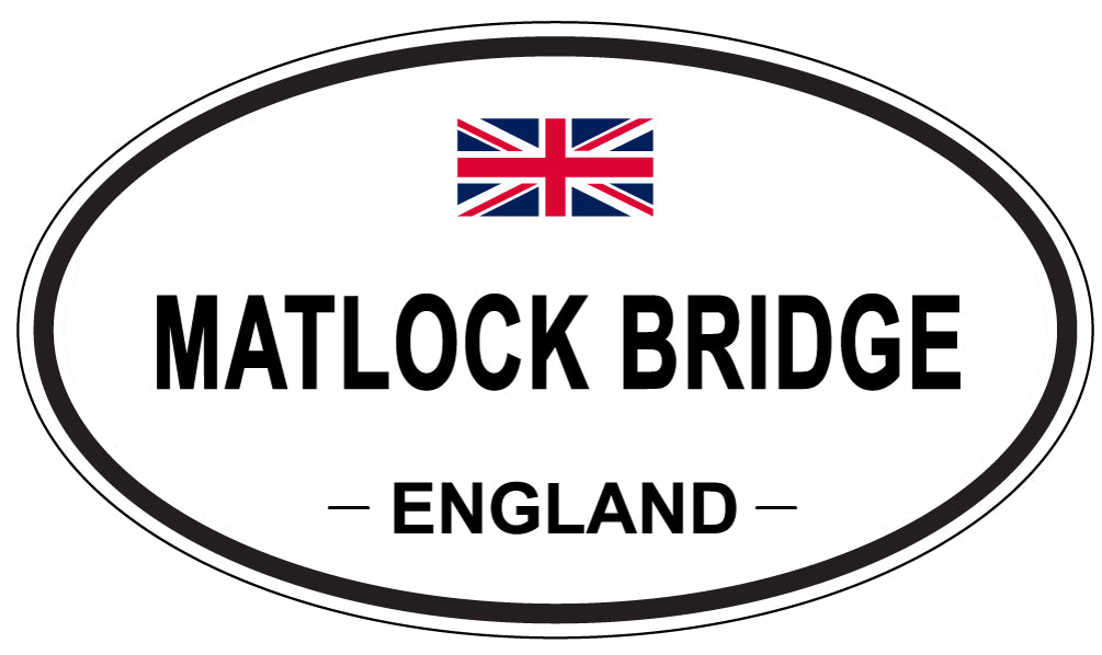 MATLOCK BRIDGE, England - Oval Magnet