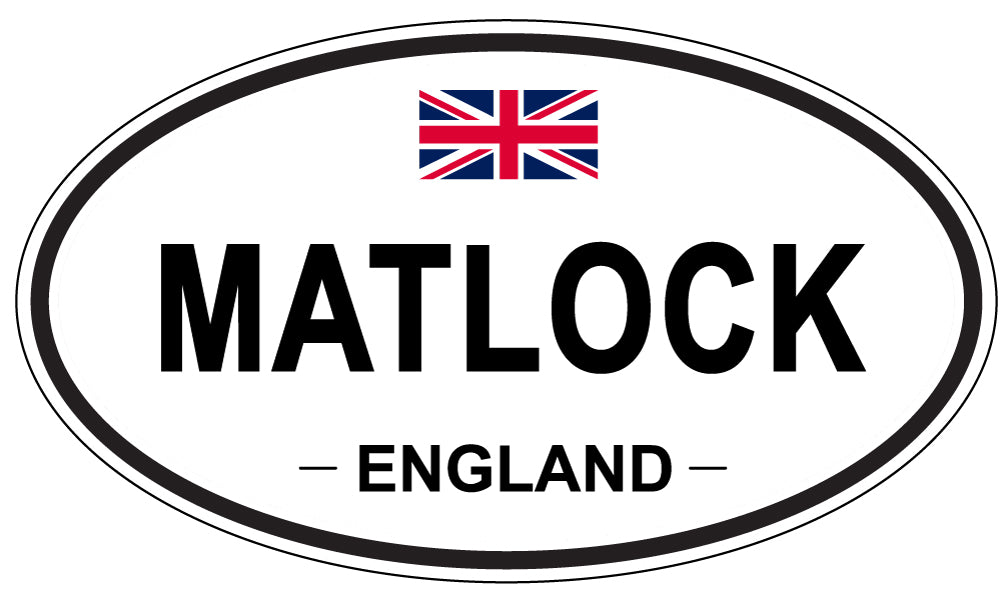 MATLOCK, England - Oval Magnet