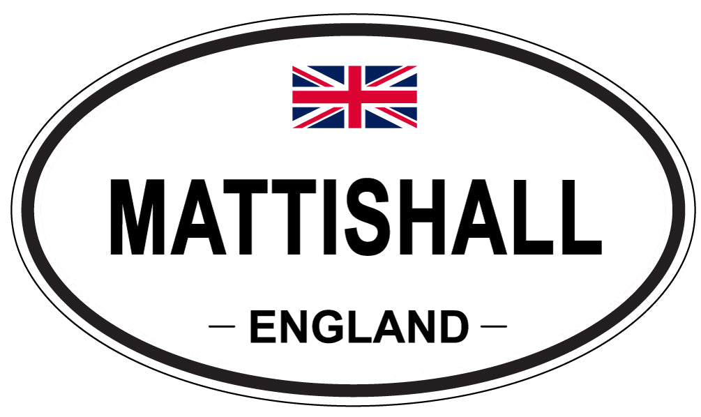 MATTISHALL, England - Oval Magnet