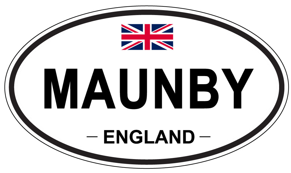 MAUNBY, England - Oval Magnet