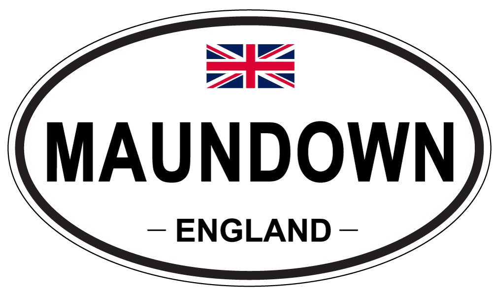 MAUNDOWN, England - Oval Magnet