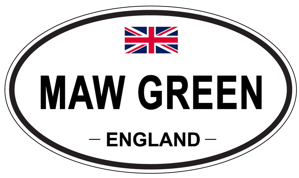MAW GREEN, England - Oval Magnet