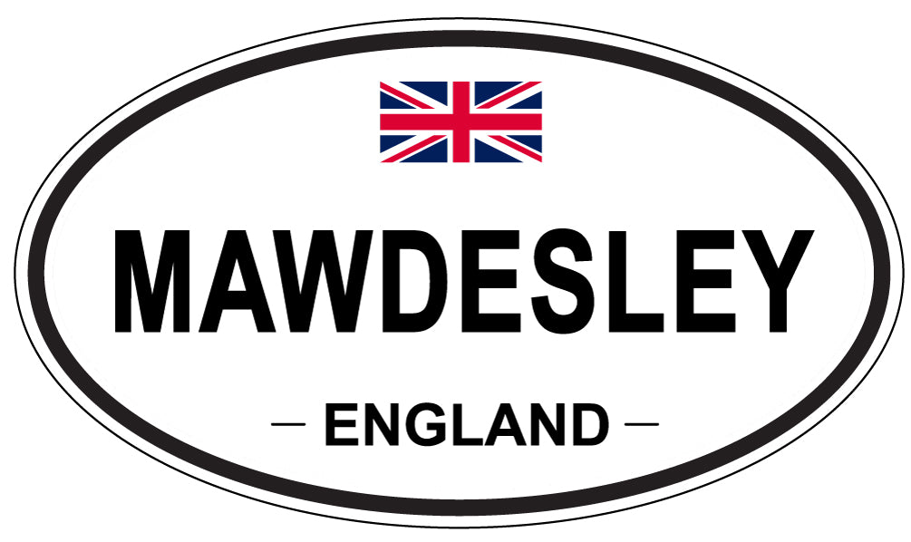 MAWDESLEY, England - Oval Magnet