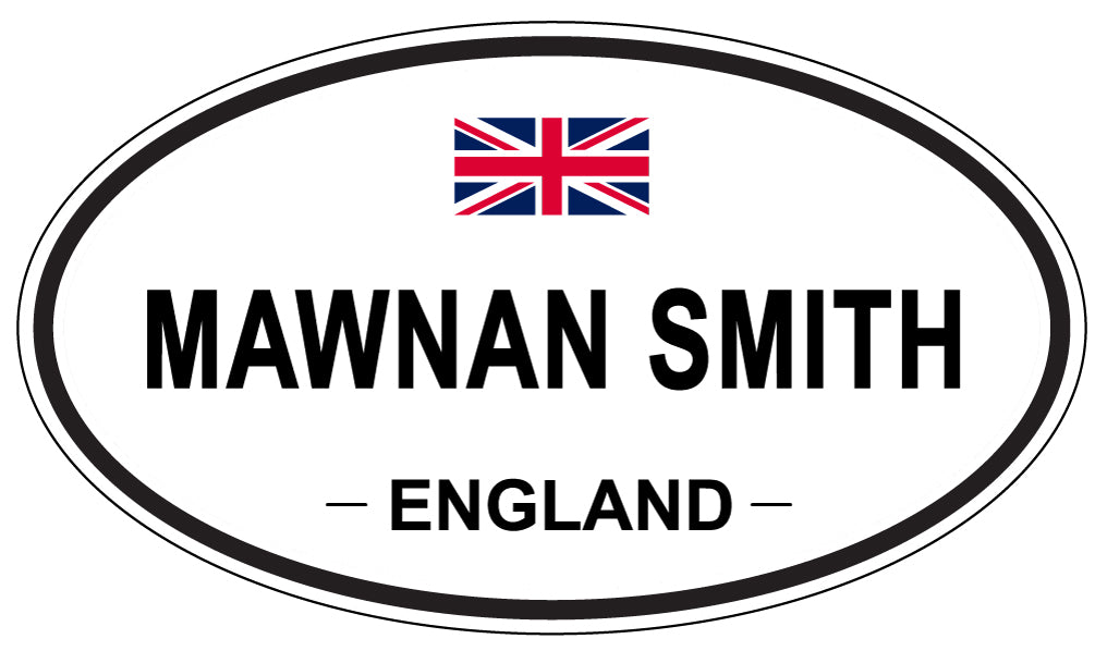 MAWNAN SMITH, England - Oval Magnet