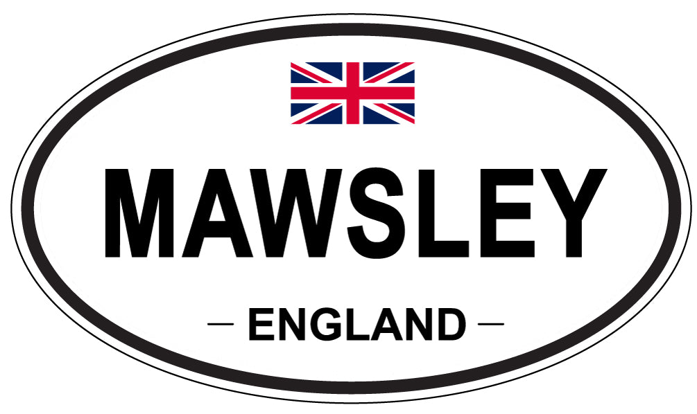 MAWSLEY, England - Oval Magnet