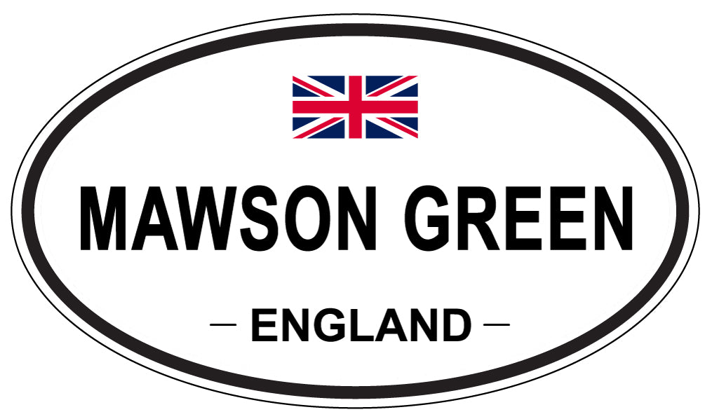 MAWSON GREEN, England - Oval Magnet