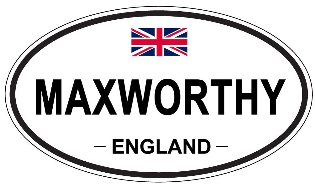 MAXWORTHY, England - Oval Magnet