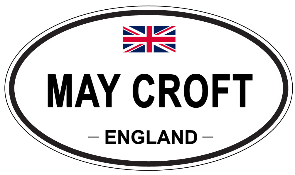 MAY CROFT, England - Oval Magnet