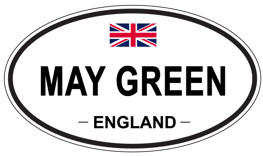 MAY GREEN, England - Oval Magnet