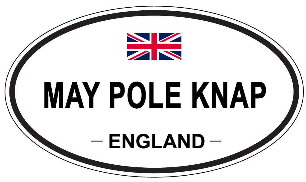 MAY POLE KNAP, England - Oval Magnet