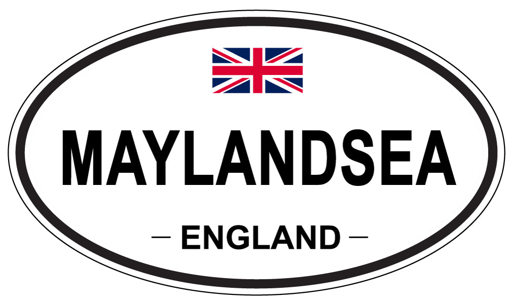 MAYLANDSEA, ENGLAND - Oval Sticker