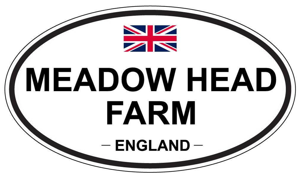 MEADOW HEAD FARM, England - Oval Magnet