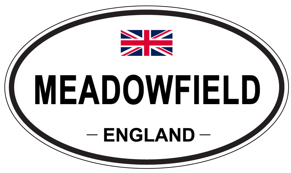 MEADOWFIELD, England - Oval Magnet