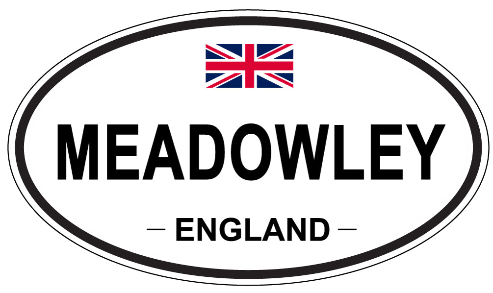 MEADOWLEY, England - Oval Magnet