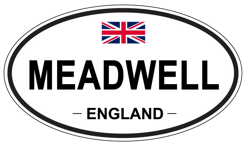 MEADWELL, England - Oval Magnet