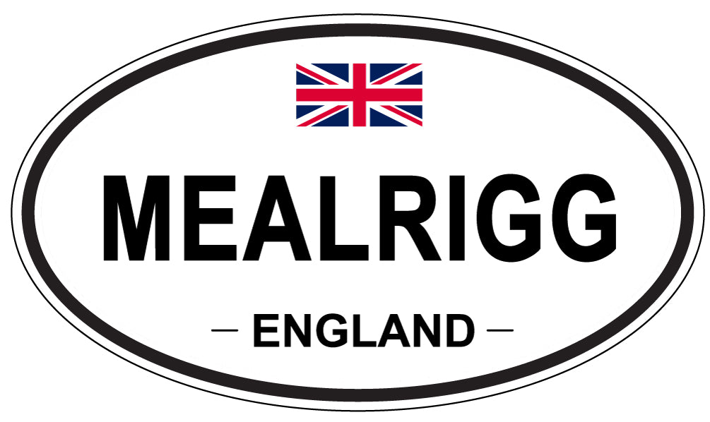 MEALRIGG, England - Oval Magnet