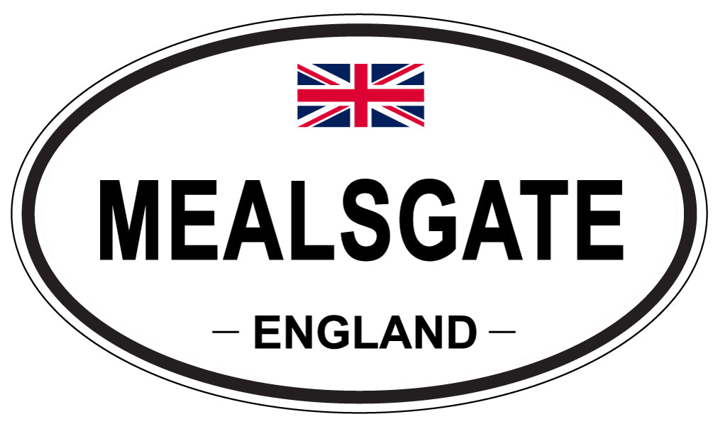 MEALSGATE, England - Oval Magnet