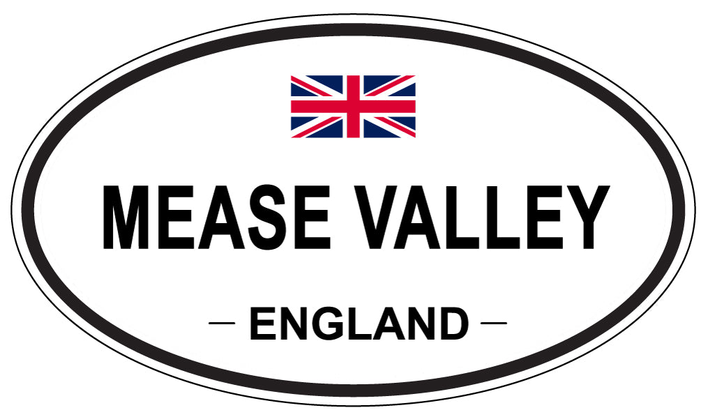 MEASE VALLEY, England - Oval Magnet