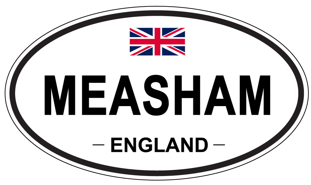 MEASHAM, England - Oval Magnet