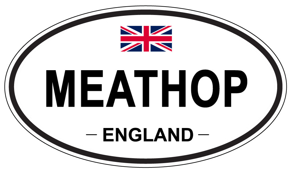 MEATHOP, England - Oval Magnet