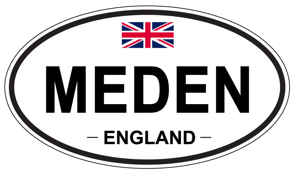 MEDEN, England - Oval Magnet