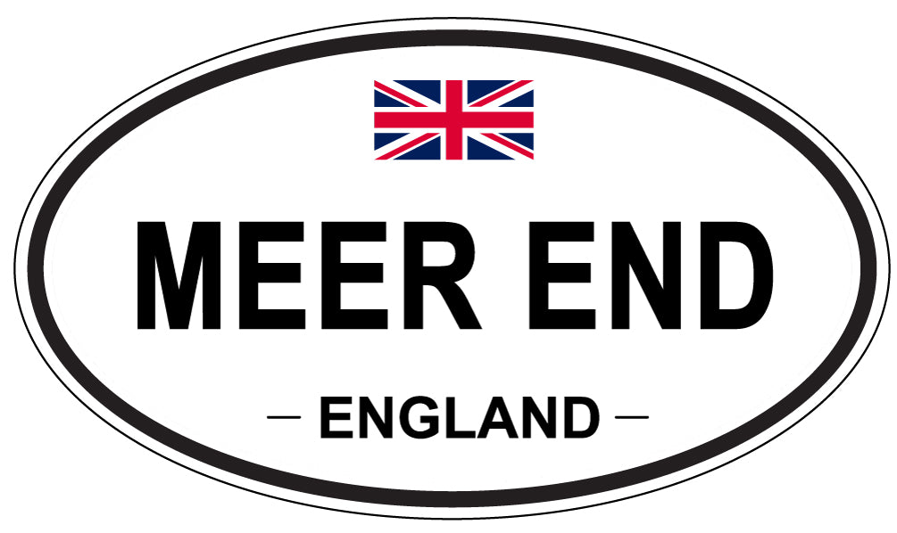 MEER END, England - Oval Magnet