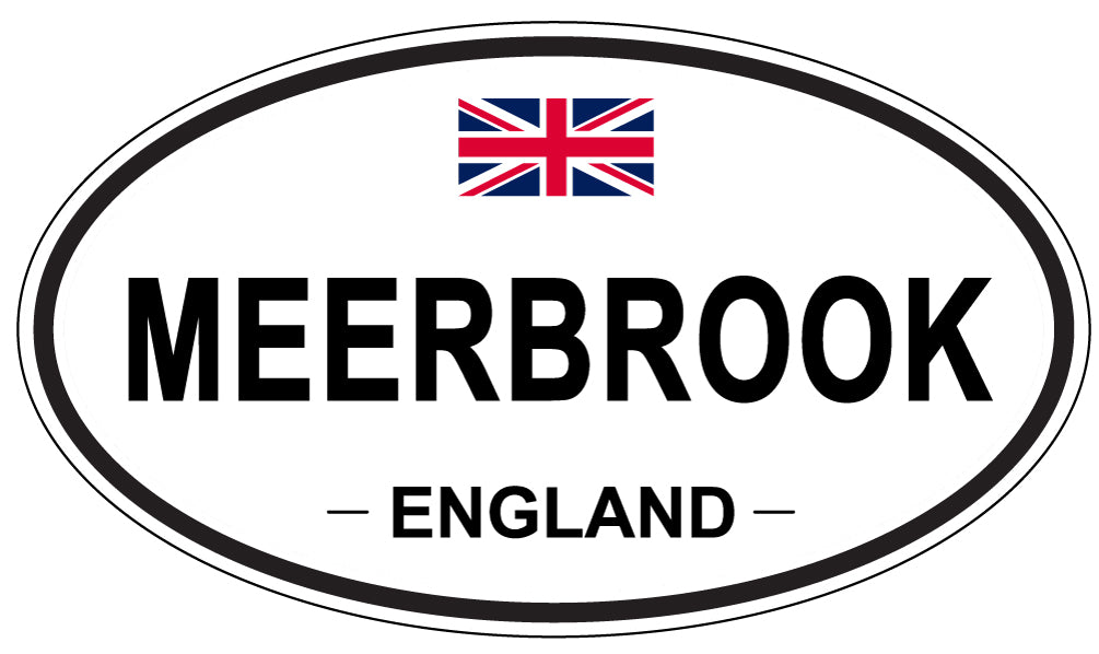 MEERBROOK, England - Oval Magnet