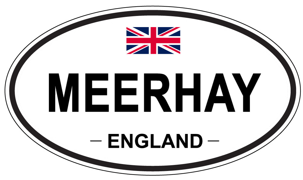 MEERHAY, England - Oval Magnet
