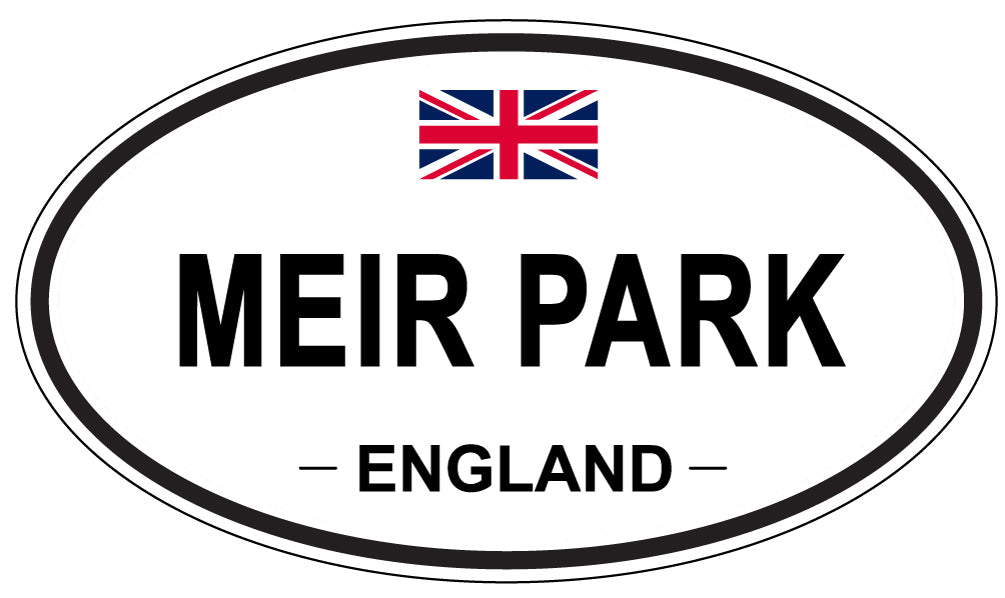 MEIR PARK, England - Oval Magnet