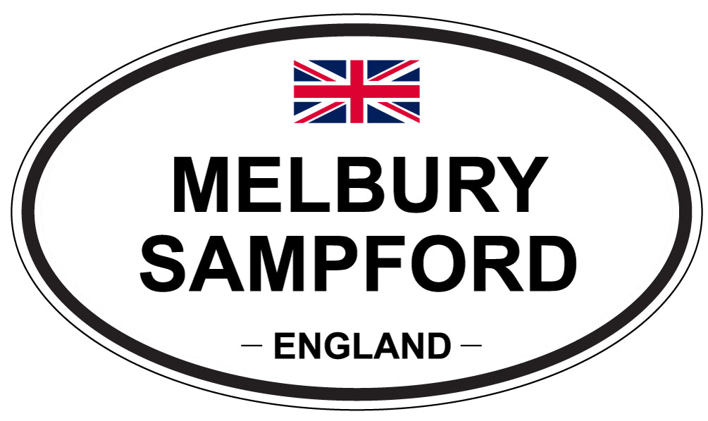 MELBURY SAMPFORD, England - Oval Magnet