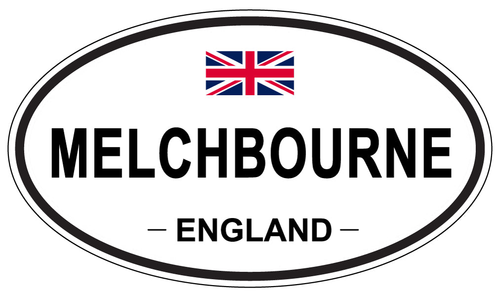 MELCHBOURNE, England - Oval Magnet