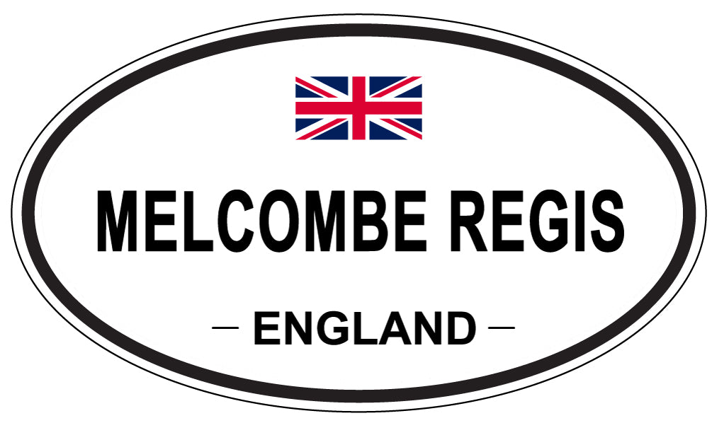 MELCOMBE REGIS, England - Oval Magnet