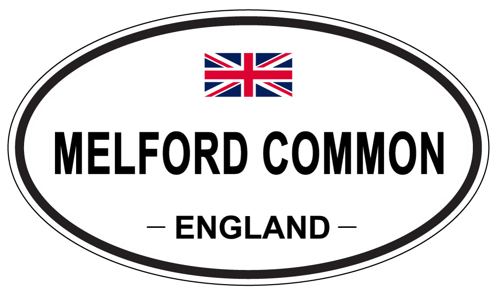MELFORD COMMON, England - Oval Magnet