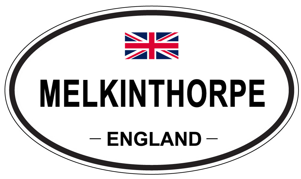 MELKINTHORPE, England - Oval Magnet