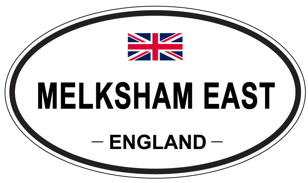 MELKSHAM EAST, England - Oval Magnet
