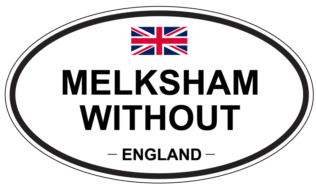 MELKSHAM WITHOUT, England - Oval Magnet