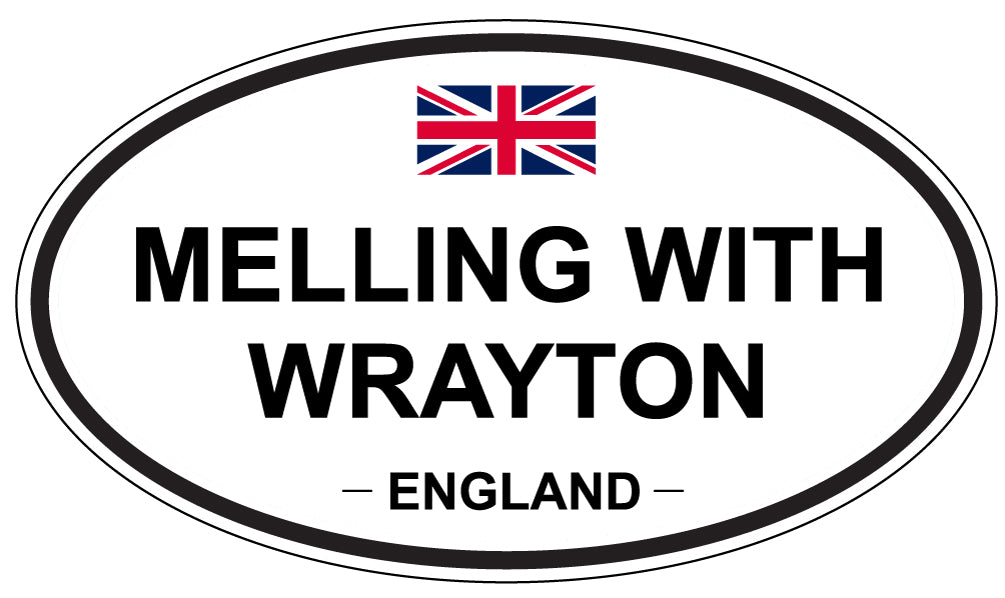 MELLING WITH WRAYTON, England - Oval Magnet