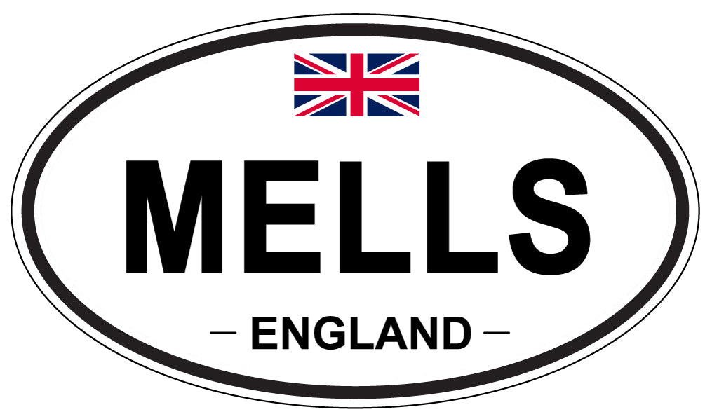 MELLS, England - Oval Magnet