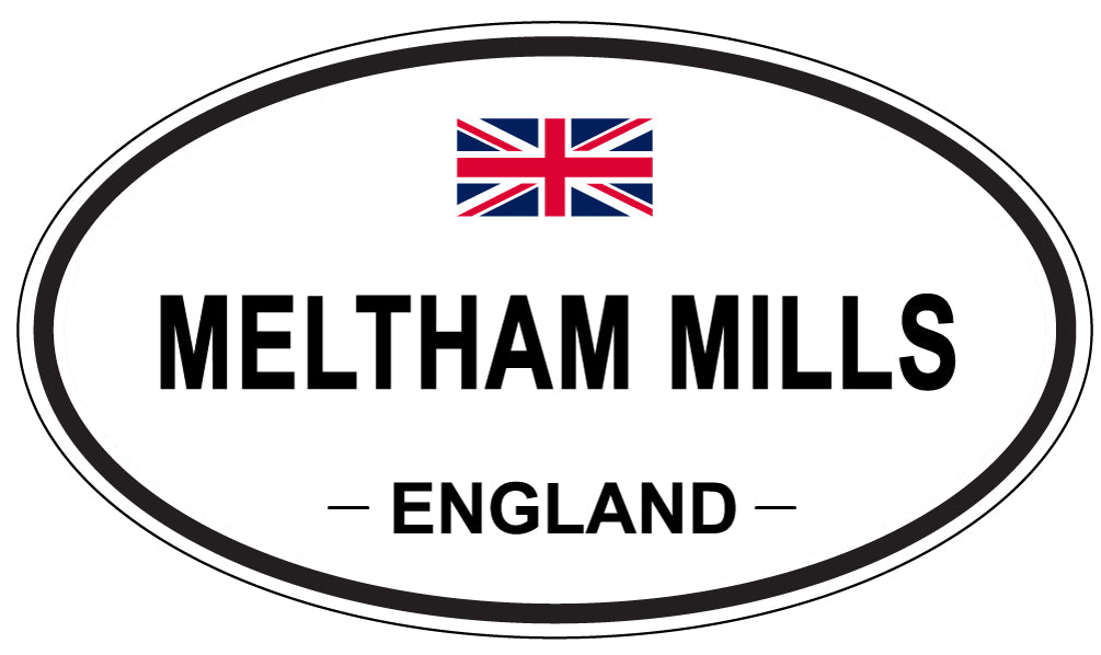 MELTHAM MILLS, England - Oval Magnet