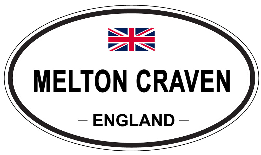 MELTON CRAVEN, England - Oval Magnet