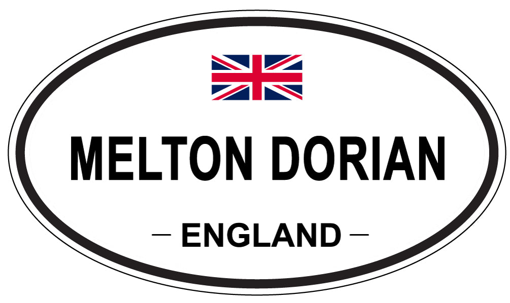 MELTON DORIAN, England - Oval Magnet